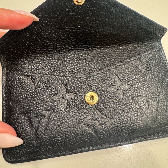 Louis Vuitton Black Card Holder Recto Verso - Picture 4 of 10
